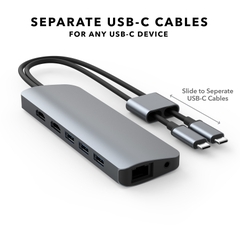 Cổng Chuyển HYPERDRIVE Viber 10-in-2 4K60Hz USB-C Hub HD392