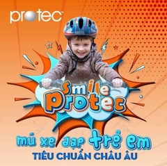 Mũ Bảo Hiểm Xe Đạp Trẻ Em PROTEC SMILE, Cho Bé Trai Từ 1-12 Tuổi, Họa Tiết Mạnh Mẽ Năng Động