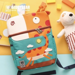 Balo Tiểu Học Chống Gù BEDDYBEAR Cute Bag Họa Tiết Hươu Cao Cổ Cho Bé YE-HUOU