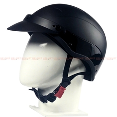 Mũ bảo hiểm 1/2 đầu KIM MINH dành cho người có vòng đầu lớn - MBH nửa đầu size lớn, chống va đập, chắc chắn