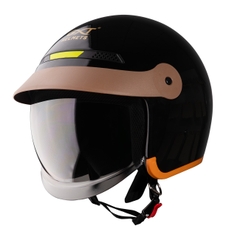 Mũ bảo hiểm 3/4 đầu GXT 139 kính âm - MBH chuẩn an toàn, tích hợp dải phản quang, phong cách retro, cá tính