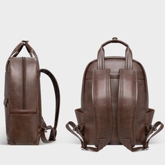 Balo da laptop 15.6 inch FADODA FBA28 phong cách công sở, da cao cấp không bong tróc, không thấm nước