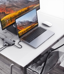 Cổng Chuyển HyperDrive Power 9 in 1 USB-C Hub & USB-C / Iphone 15 Devices HD30F