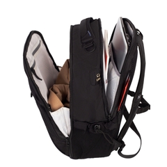 Balo laptop 17 inch LUGBRO Jamboree - Sức chứa lớn, nhiều ngăn, vải trượt nước, đai gài vali, cổng dây sạc