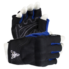 Găng tay bảo hộ nam nữ EGO EMG-1 ngắn ngón gù - Bao tay hở ngón giảm độ ma sát bàn tay, độ rung tay cầm