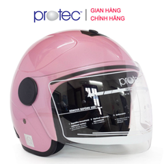 Mũ Bảo Hiểm 3/4 Có Kính PROTEC MO-001, Kiểu Dáng Mới, Gọn Nhẹ, Ôm Sát Đầu, Thời Trang