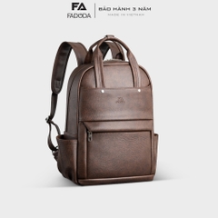 Balo da laptop 15.6 inch FADODA FBA28 phong cách công sở, da cao cấp không bong tróc, không thấm nước