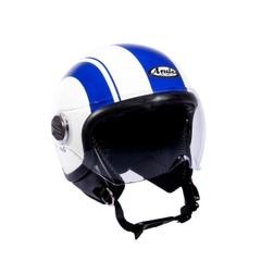 Mũ Bảo Hiểm Andes 3/4 đầu Có Kính 3S103DL-Tem Bóng-W331