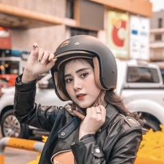 Mũ bảo hiểm 3/4 đầu kính âm ROYAL M139 trơn - MBH giấu kính unisex chuẩn an toàn, chịu va đập mạnh