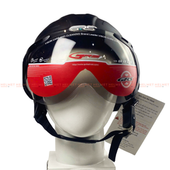 Mũ bảo hiểm 1/2 đầu GRS A860 có kính - MBH nửa đầu size lớn chuẩn an toàn, chắn gió nắng bụi - BH 1 đổi 1