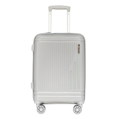 Vali kéo nhựa TRAVELKING 8802 size xách tay cabin 19 inch - Chống rạch, nới rộng 25%, khóa TSA, sạc USB