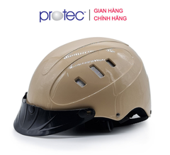 Mũ Bảo Hiểm Nửa Đầu PROTEC ROSA RLW Đơn Màu - Size L, An Toàn, Thời Trang