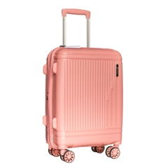 Vali kéo nhựa TRAVELKING 8802 size xách tay cabin 19 inch - Chống rạch, nới rộng 25%, khóa TSA, sạc USB