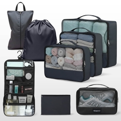 Bộ phụ kiện 8 túi STARGO Arreda - Túi tiện ích sắp xếp hành lý, đựng giày, mỹ phẩm, siêu nhẹ, trượt nước