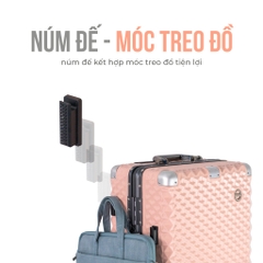 Vali Khung Nhôm Size Xách Tay 20 inch HÙNG PHÁT 6006
