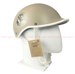 Mũ bảo hiểm cá heo 1/2 đầu NAPOLI N08 – Nửa đầu, chắc chắn, chống va đập