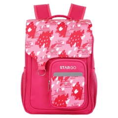 Balo học sinh STARGO Brili cho bé tiểu học lớp 3 4 5 - Nhẹ, chống gù, đai trợ lực, đứng form, đồ họa tươi sáng