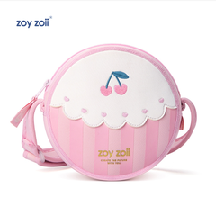 Túi đeo chéo cho bé Zoy Zoii da cao cấp hình tròn cho bé Kid's Messenger Bag B29