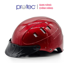 Mũ Bảo Hiểm Nửa Đầu PROTEC ROSA RLW Đơn Màu - Size L, An Toàn, Thời Trang