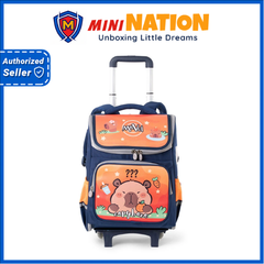 Balo cần kéo MR VUI 1013 cho bé trai bé gái học sinh Tiểu học lớp 3 4 5 - Tháo rời 2 in 1, chống thấm nước