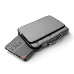 Túi chống sốc laptop 15.6 inch MR VUI 012 siêu nhẹ có dây đeo, vải trượt nước - Màu đen, xanh navy, xám