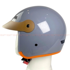 Mũ bảo hiểm 3/4 đầu GXT 139 kính âm - MBH chuẩn an toàn, tích hợp dải phản quang, phong cách retro, cá tính