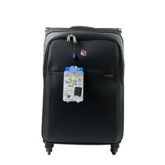 Vali kéo vải LUGBRO Air Pro Max 2.9 kg 24 inch siêu nhẹ có thể nới rộng 6cm, dây kéo chống thủng, khóa TSA