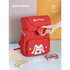 Balo Tiểu Học Chống Gù BEDDYBEAR Schoolbag Thỏ Đỏ Cho Bé Từ 6 Tuổi BF-THO
