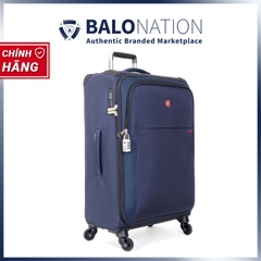 Vali kéo vải LUGBRO Air Pro Max 2.9 kg 24 inch siêu nhẹ có thể nới rộng 6cm, dây kéo chống thủng, khóa TSA