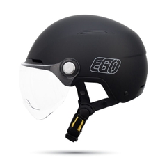 Mũ bảo hiểm 1/2 đầu EGO E-22 có kính - MBH nửa đầu cứng cáp, thoáng khí, có núm tăng chỉnh size linh hoạt