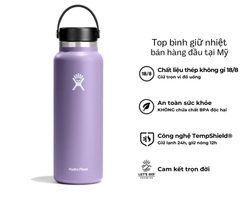Bình giữ nhiệt Hydro Flask 40 oz Wide Flex Cap có nắp xoay