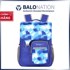 Balo học sinh STARGO Brili cho bé tiểu học lớp 3 4 5 - Nhẹ, chống gù, đai trợ lực, đứng form, đồ họa tươi sáng