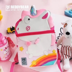 Balo Tiểu Học Chống Gù BEDDYBEAR Cute Bag Họa Tiết Kỳ Lân Unicorn Cho Bé Gái YE-KYLAN