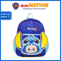 Balo mẫu giáo MR VUI 1043 dành cho bé trai - Đáng yêu, dày dặn, chống thấm hiệu quả