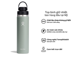 Bình giữ nhiệt Hydro Flask 24 oz Wide Flex Chug Cap
