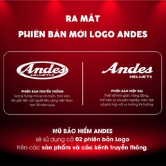 Mũ bảo hiểm 1/2 đầu ANDES 3S108 có kính tem hoa mai - MBH nửa đầu chắn gió nắng, chuẩn an toàn, gọn nhẹ bền