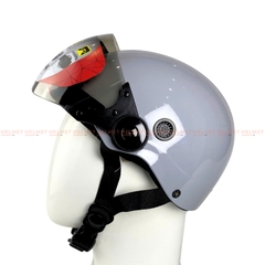 Mũ bảo hiểm 1/2 đầu có kính SOVAX S01K - MBH nửa đầu kính ngoài an toàn, gọn nhẹ, nhiều màu, che nắng gió