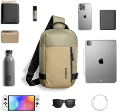 Túi Đeo Chéo Đa Năng TOMTOC Croxbody EDC Sling Bag 11 inch Black A54-A1D1 / Khaki A54-A1K1