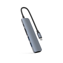 Cổng Chuyển HyperDrive Bar 6 in 1 USB-C Hub For MacBook, Surface, PC/Iphone 15 – HD22E