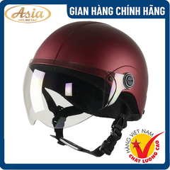 Mũ Bảo Hiểm nửa đầu có kính Asia MT-128K
