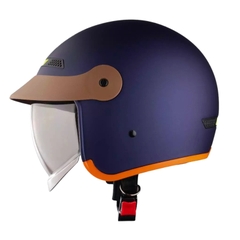 Mũ bảo hiểm 3/4 đầu GXT 139 kính âm - MBH chuẩn an toàn, tích hợp dải phản quang, phong cách retro, cá tính