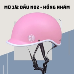 Mũ bảo hiểm 1/2 đầu Napoli N02 kiểu Nhật, Free Size cho vòng đầu 55-58cm - Hàng Chính Hãng