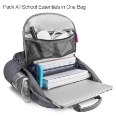 Balo TOMTOC (USA) Unisex travel laptop 13″14″ GRAY A71-E01G01 - BH Cao Cấp