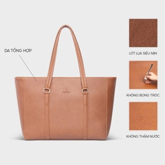 Túi xách nữ công sở laptop 15.6 inch FADODA FTX17 - Vintage, Dung tích lớn, Chống thấm nước