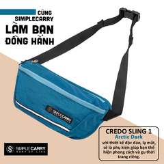 Túi đeo chéo SIMPLECARRY CREDO SLING 1 Tiện Ích, Dày dặn, Chắc Chắn