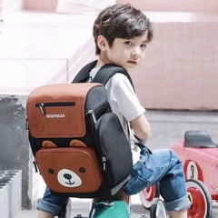 Balo Chống Gù BEDDYBEAR Cho Bé Tiểu Học Thỏ Pipi Màu Nâu BJX-XS-001-NAU