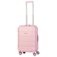 Vali kéo nhựa SAKOS Avenir size M ký gửi 24 inch có ngăn nới rộng - Cổng sạc USB - Khóa TSA