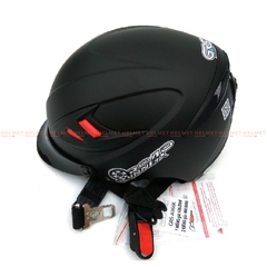 Mũ bảo hiểm 1/2 đầu kính âm GRS A966 - MBH nửa đầu 1 kính chắn gió, lòng nón sâu, lót tháo rời, chịu va đập