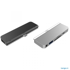 Cổng Chuyển Chuyên Dụng Hyperdrive 6-in-1 HDMI 4K/60Hz USB-C Hub For iPad Pro – HD319B