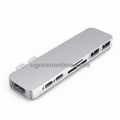 Cổng chuyển HyperDrive PRO 8-IN-2 Hub cho USB-C MacBook Pro/Air - GN28D